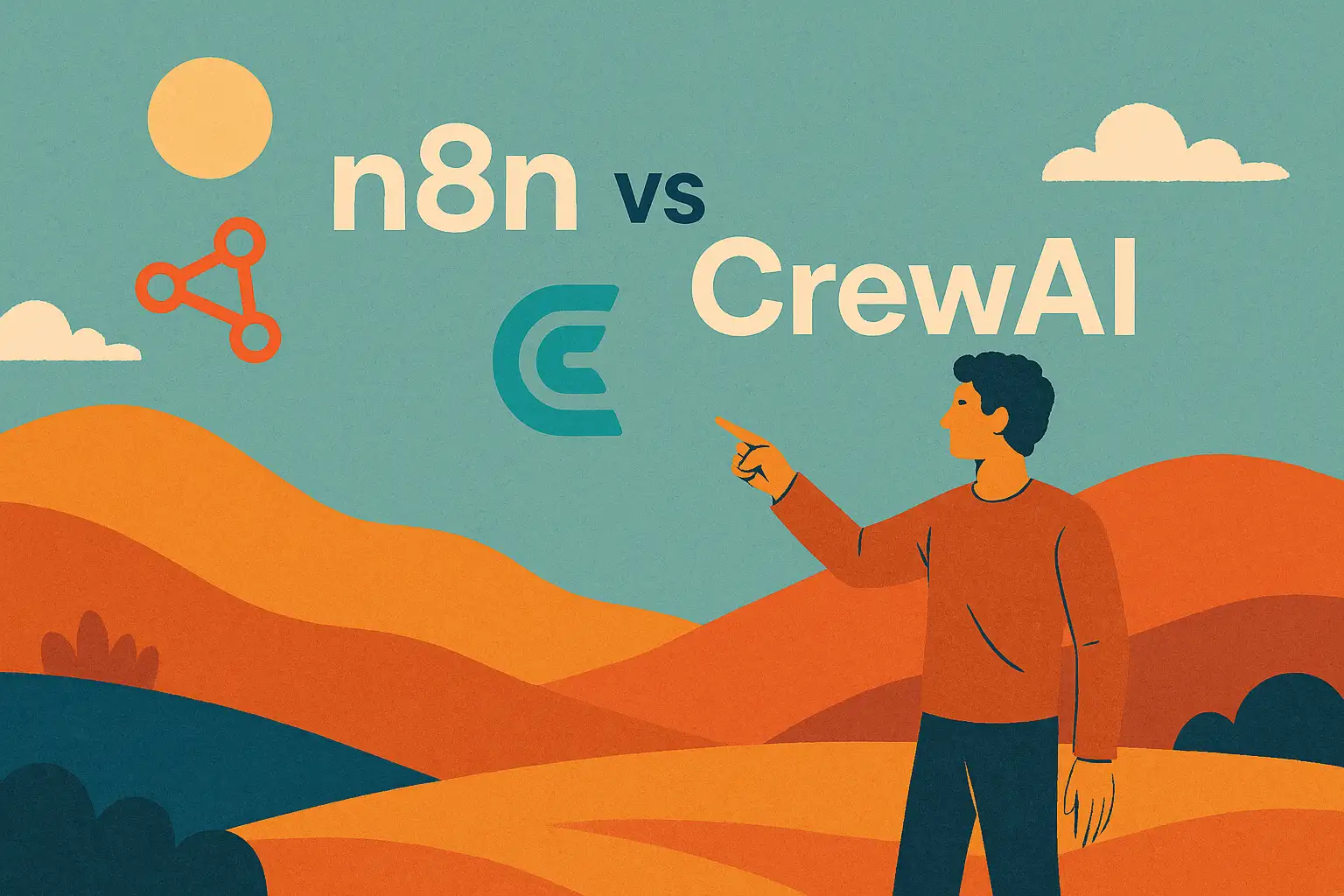 n8n vs CrewAI comparison