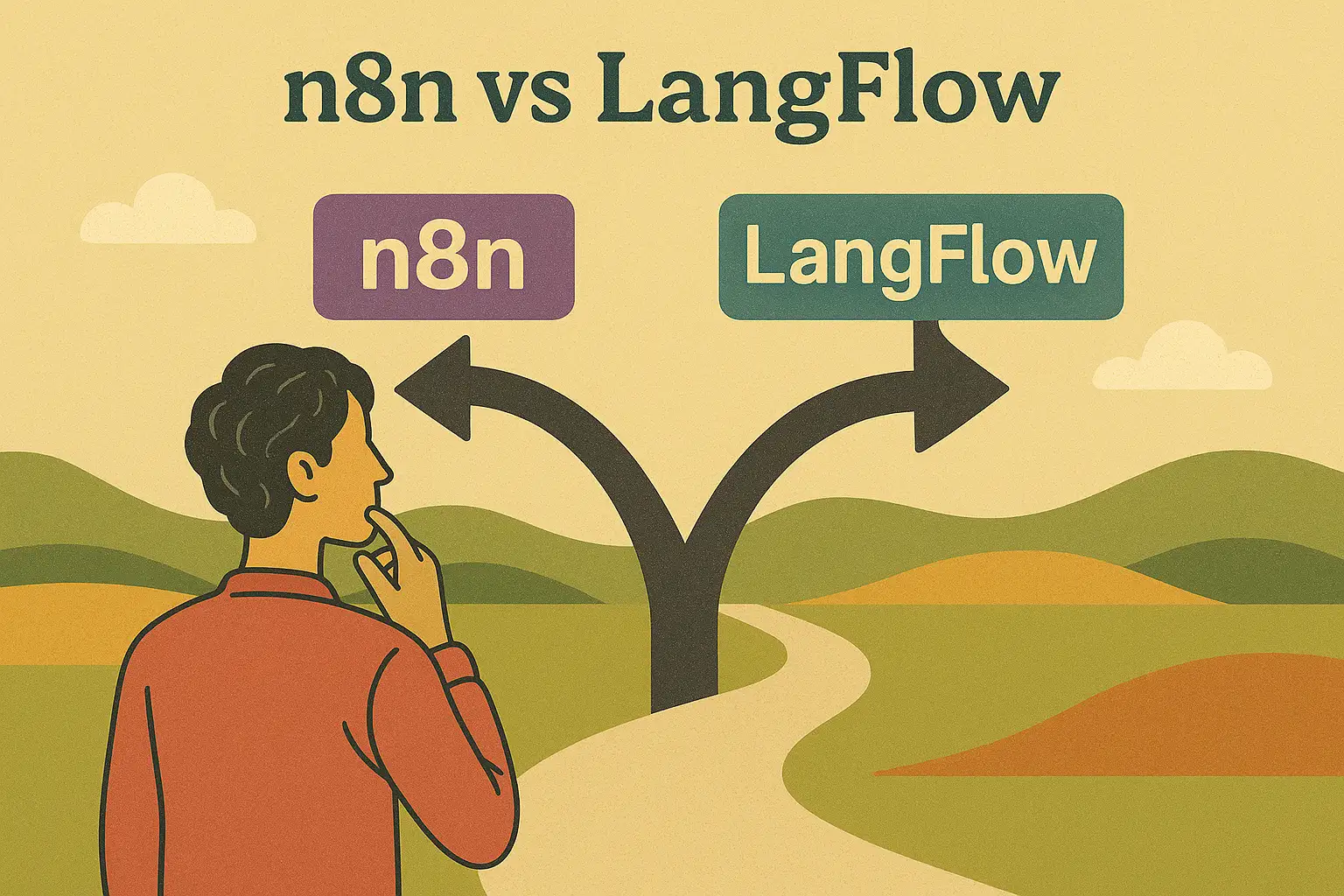 n8n vs LangFlow comparison