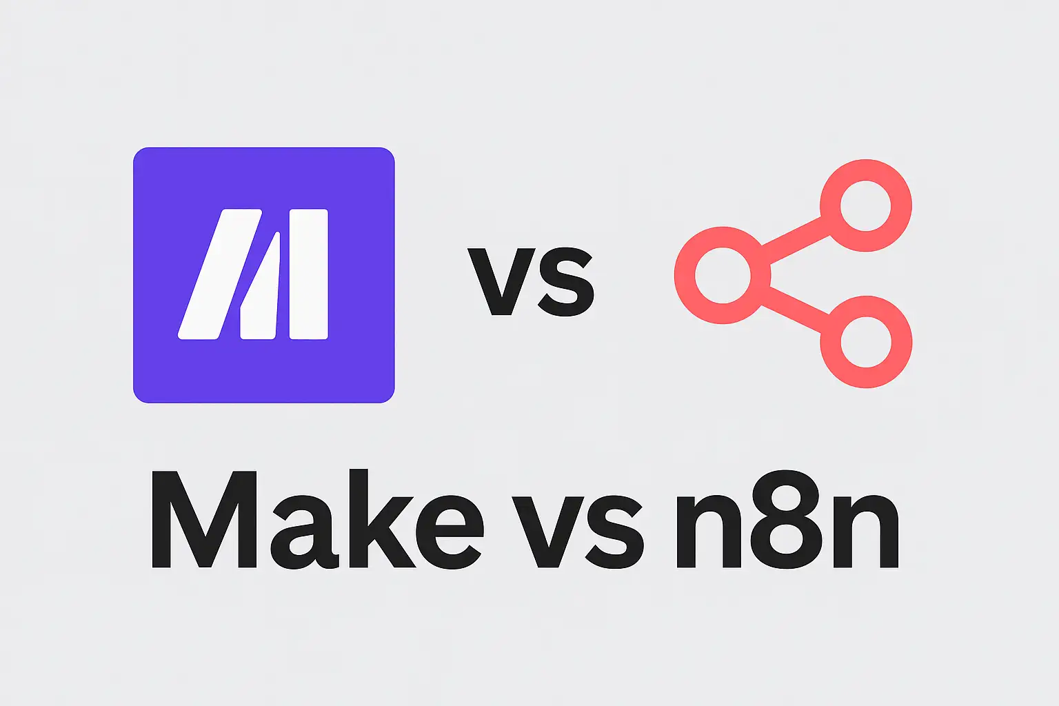 Comparison between n8n and Make automation tools
